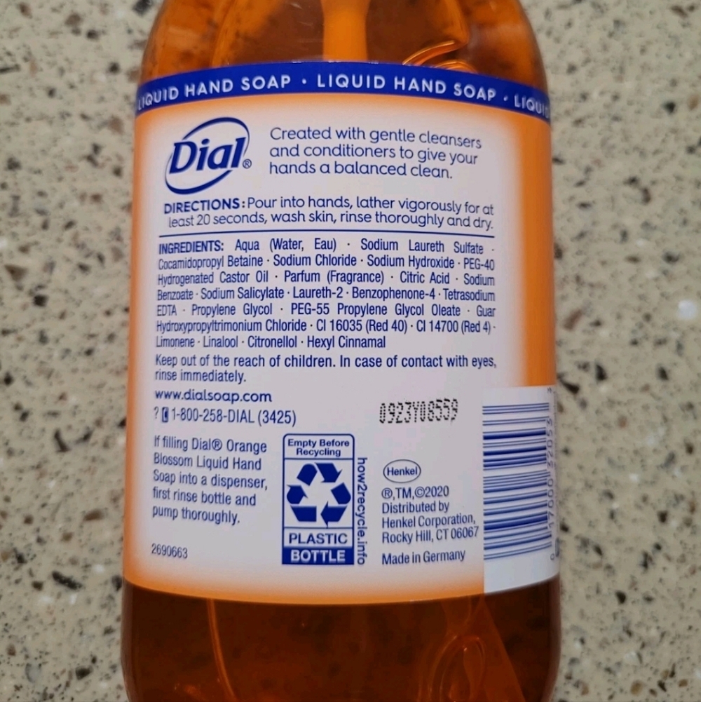 4 Dial Hand Soap Orange Blossom Limited Edition 13 fl oz Each With Pump Top - Picture 4 of 5